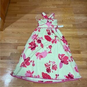 NWT Chic Floral Pink Casual Dress